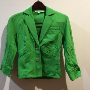 Diane von furstenberg cropped blazer